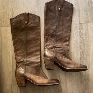 Jackie button Frye boots